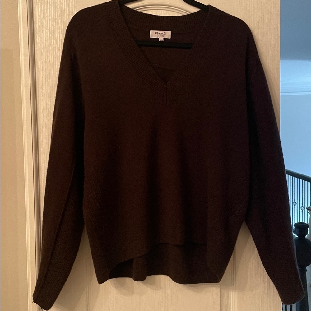 Madewell Cashmere V-Neck Sweater